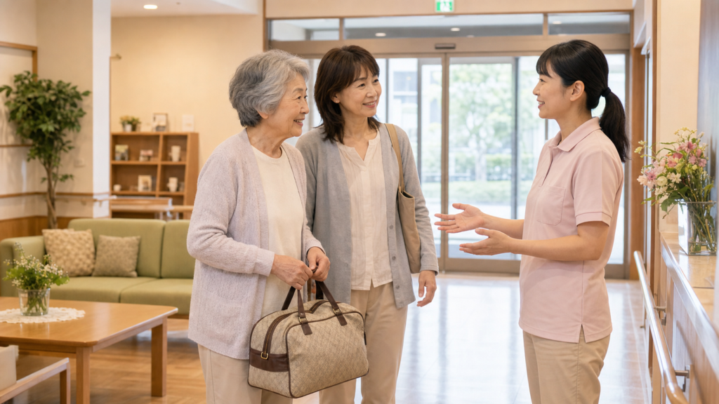 久留米でショートステイを使いたい家族へ｜介護疲れをためない相談の流れのアイキャッチ画像