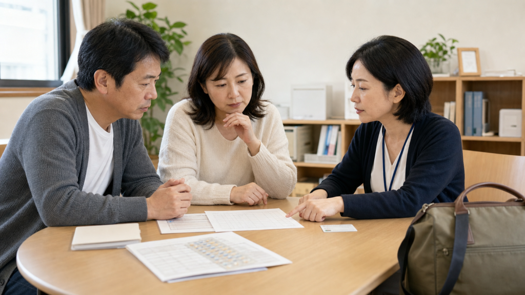 介護する家族が急に入院｜久留米で親を一人にできない時の連絡順のアイキャッチ画像