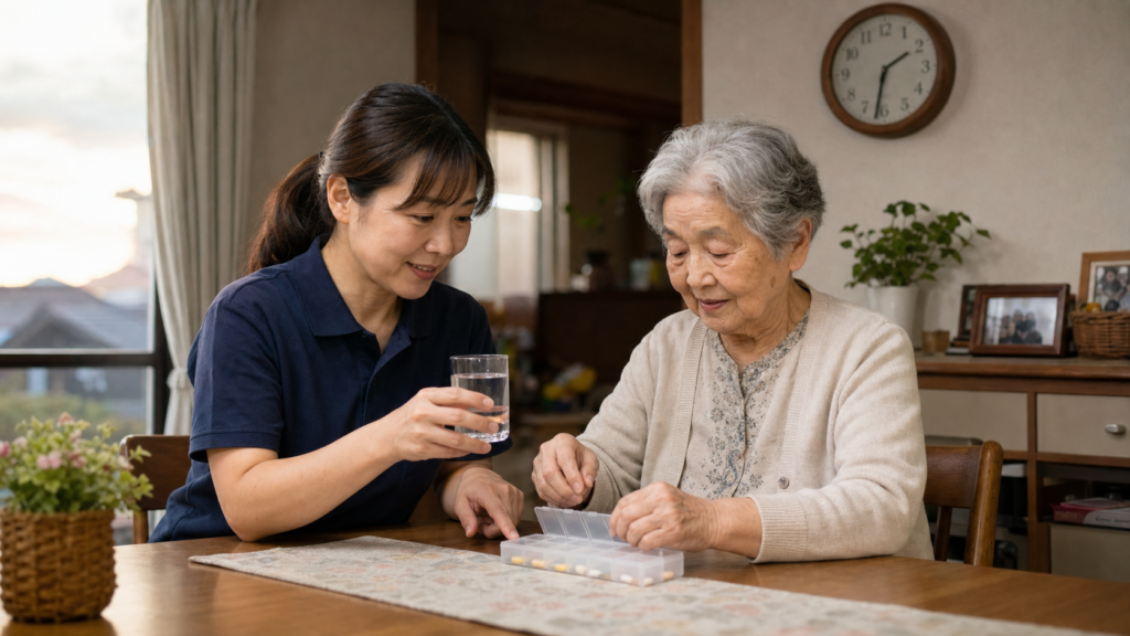 久留米の定期巡回・随時対応型訪問介護看護とは|訪問介護との違いのアイキャッチ画像