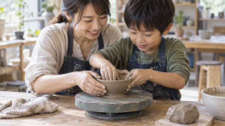 城島の手回しろくろ陶芸教室｜小学3年生から参加、9月28日締切のアイキャッチ画像