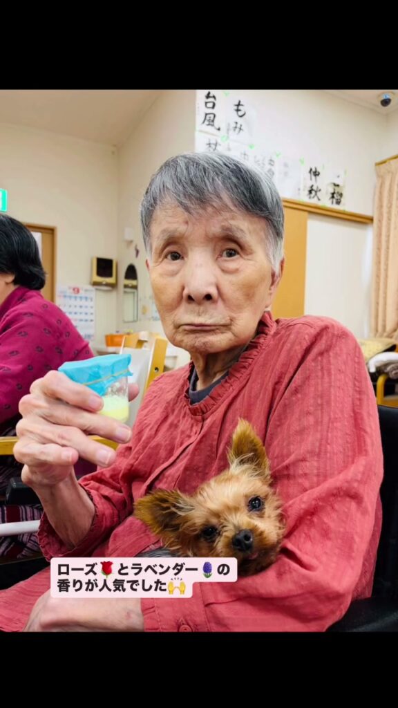 好きな色と香りで芳香剤作り|はむちゃんと過ごすひとときの様子